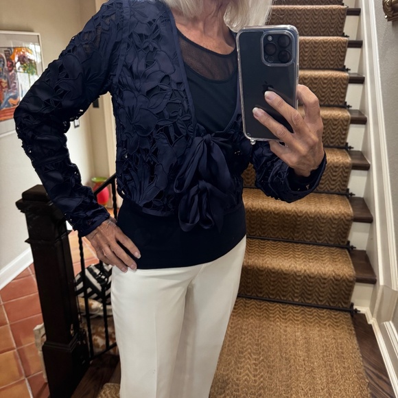 Ramy Brook Jacket , Double Tie Front, size XS - Tank is not included - Picture 14 of 16